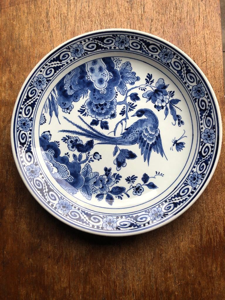 Delfts blauw bord Porcelyne Fles NIEUW, Verzenden