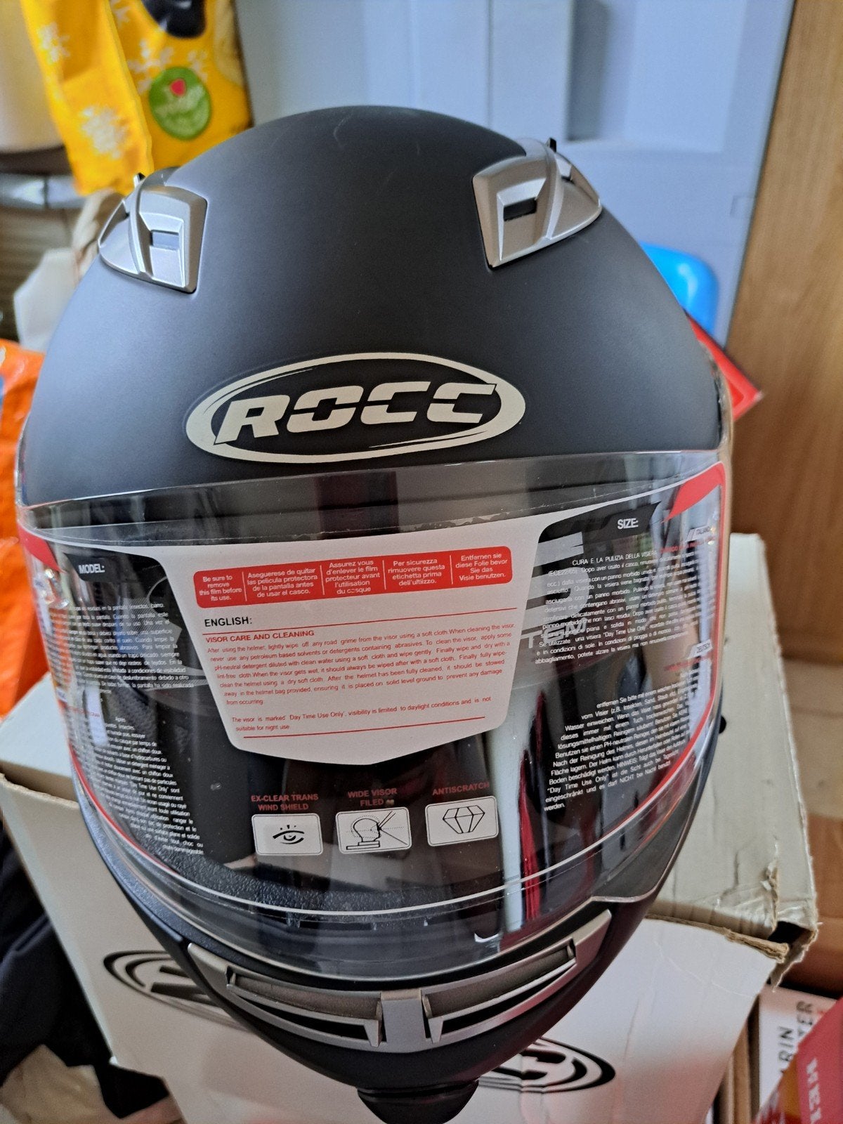 ROCC Integraalhelm met DVS - Mat Zwart maat L, Overige merken, Dames, Ophalen of Verzenden, Nieuw zonder kaartje
