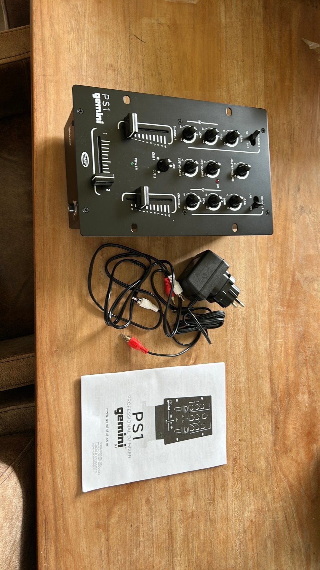 Gemini PS1 Professionele DJ Mixer - Compact en Compleet, Ophalen, Gebruikt, Dj-set, Overige merken