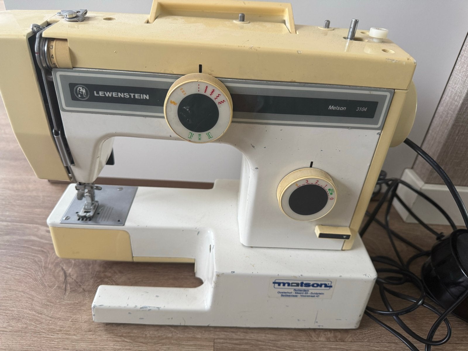 Lewenstein Melson 3104 Naaimachine - Servicebeurt nodig, Ophalen of Verzenden, Gebruikt, Naaimachine, Lewenstein