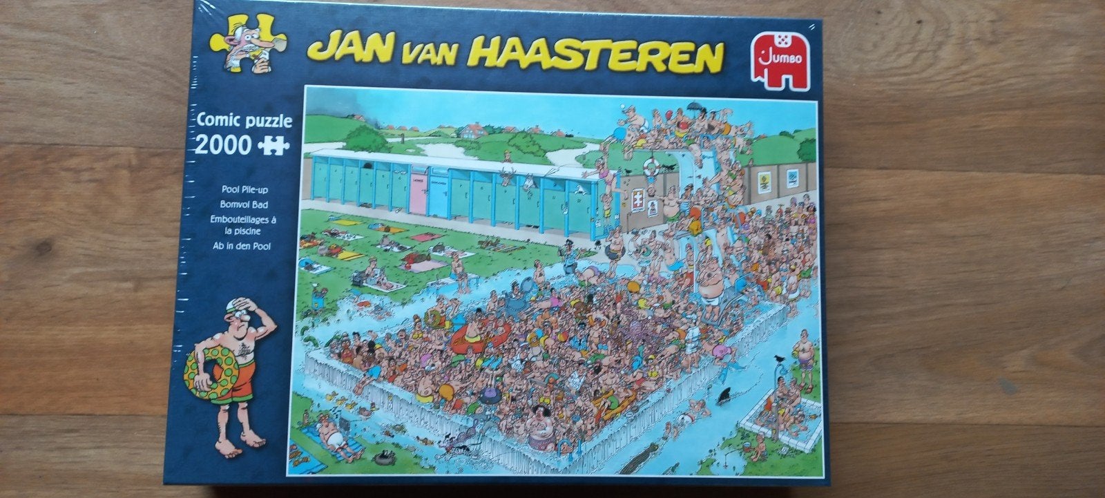 Jan van Haasteren puzzel - een bomvol bad - 2000 stukjes, Ophalen of Verzenden, Meer dan 1500 stukjes, Nieuw, Legpuzzel