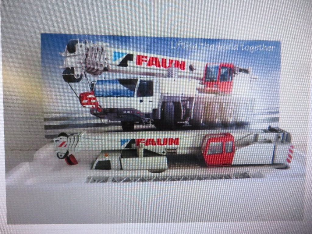 Faun ATF 100-5 2096 Conrad 1:50 Ruw Terrein kraan 5 assen, Hobby en Vrije tijd, Ophalen of Verzenden, Nieuw, Hijskraan, Tractor of Landbouw