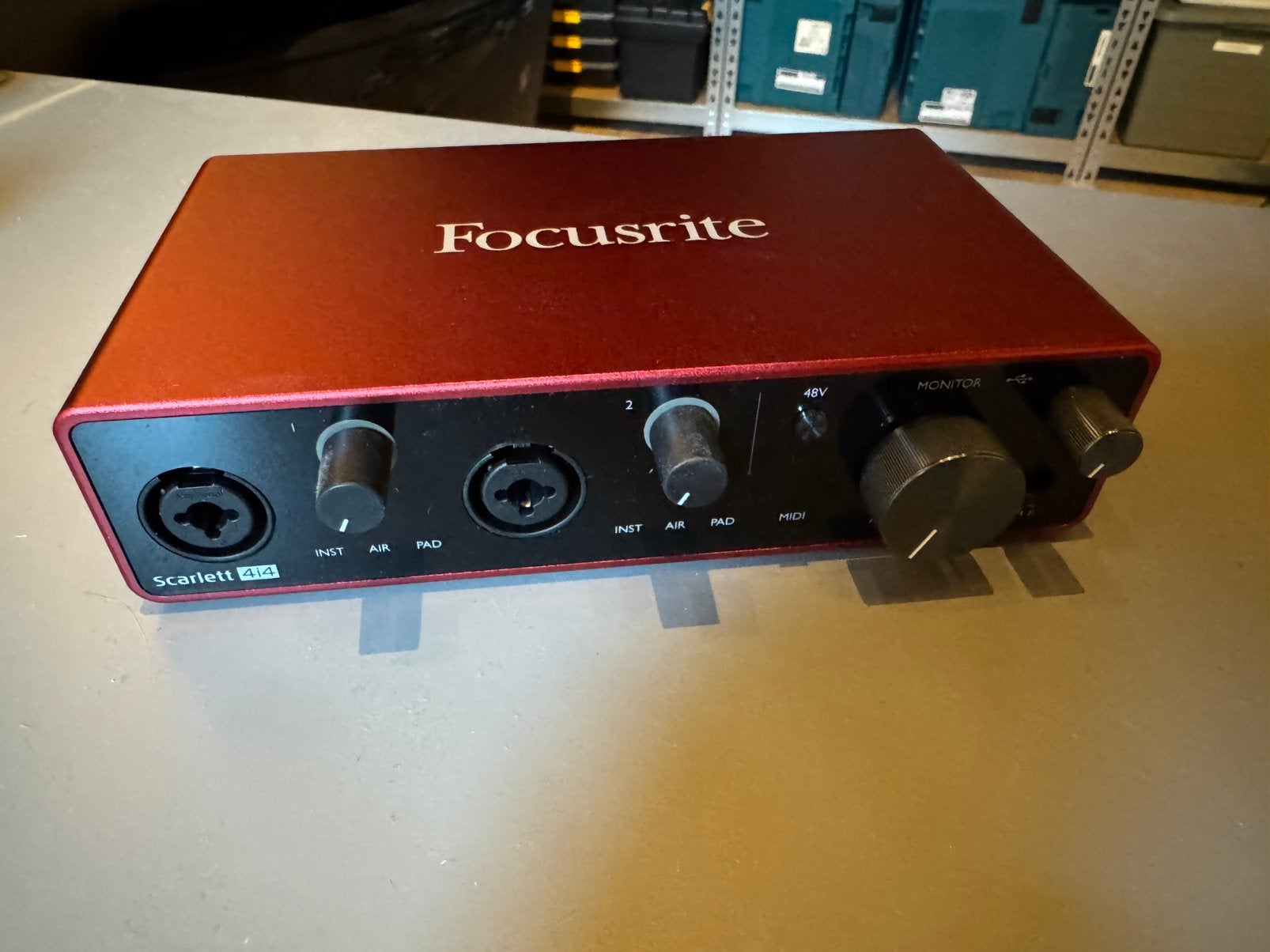 Focusrite Scarlett 4i4 3rd gen audio interface, Ophalen of Verzenden, Zo goed als nieuw