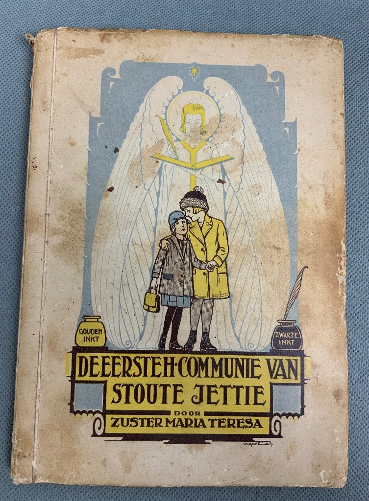 Boek de eerste h communie van stoute jettie - maria teresa, Gelezen, Zuster Maria Teresa, Christendom | Katholiek, Ophalen of Verzenden