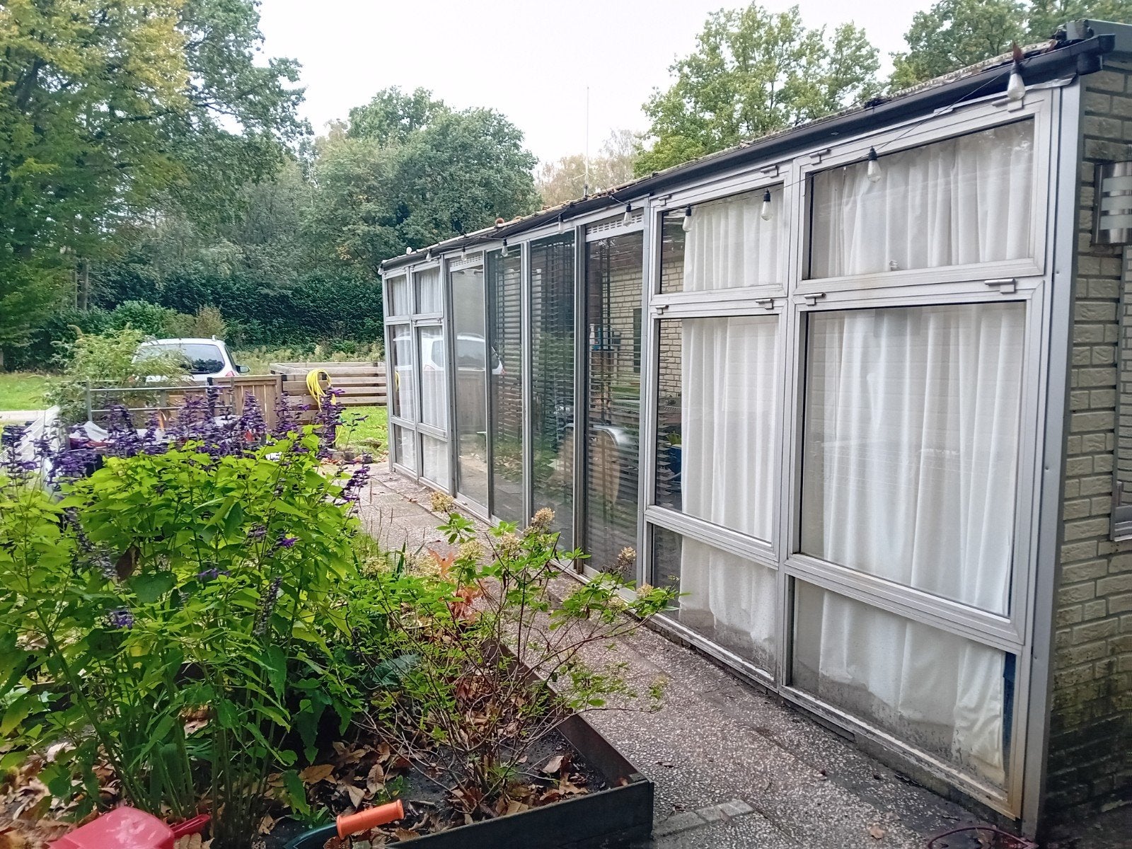 Aluminium geanodiseerde serre - 9m x 2.40m, Ophalen, Gebruikt, 160 cm of meer, 160 cm of meer