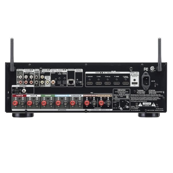 Denon AVR-X1400H 7.2-kanaals AV-receiver met HEOS, Audio, Tv en Foto, Versterkers en Receivers, Ophalen, Denon, Zo goed als nieuw