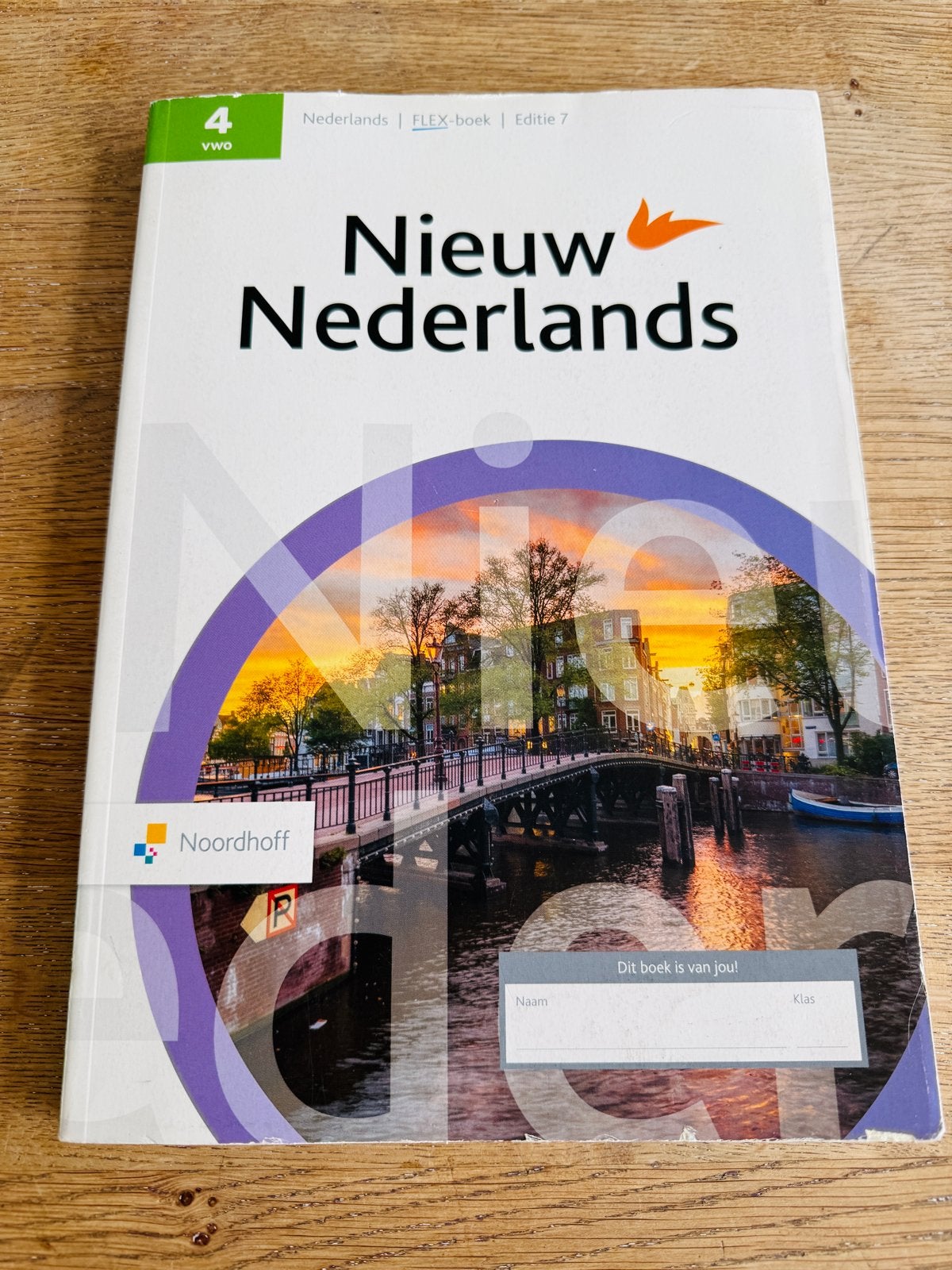 Nieuw Nederlands 4 vwo FLEX-boek Editie 7, Ophalen of Verzenden, Nieuw, Overige niveaus