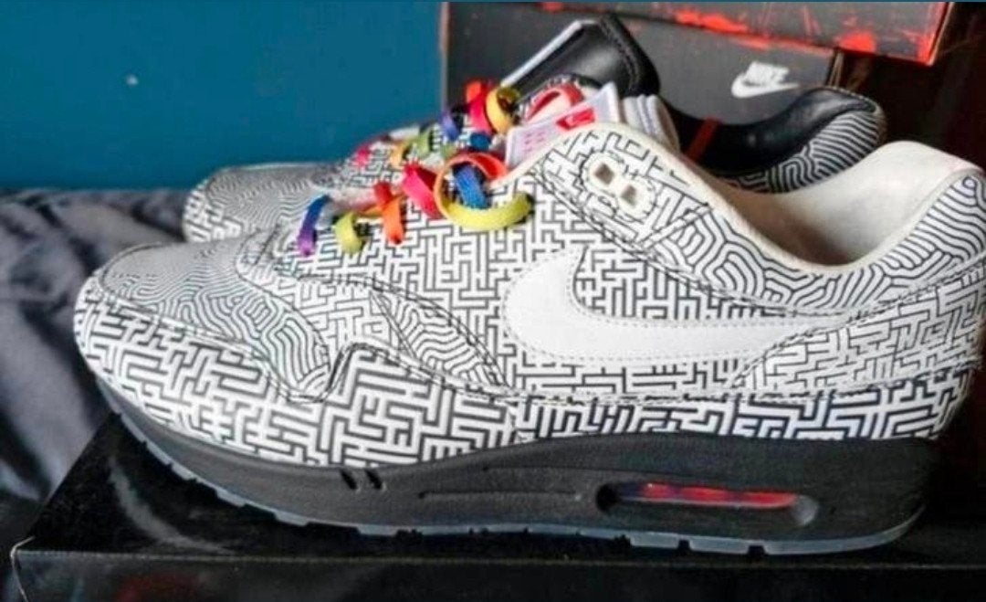 Nike air max one 1 tokyo maze us 12 eu 46 vnds, Ophalen, Overige kleuren, Nike, Sneakers of Gympen