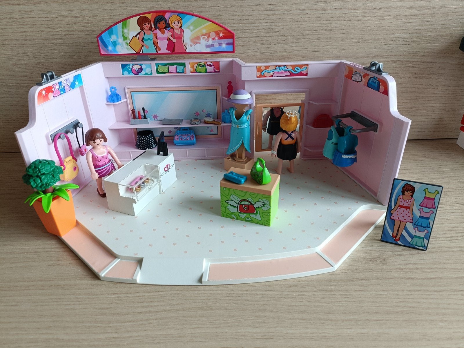 Playmobil winkelgalerij, kledingwinkel, Ophalen of Verzenden, Gebruikt