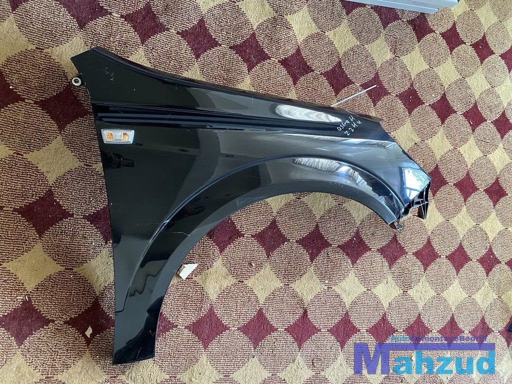 Opel Astra H rechter voor scherm zijscherm zwart Z4HU Z20R, Auto-onderdelen, Carrosserie en Plaatwerk, Gebruikt, Voor, Opel Automobile GmbH