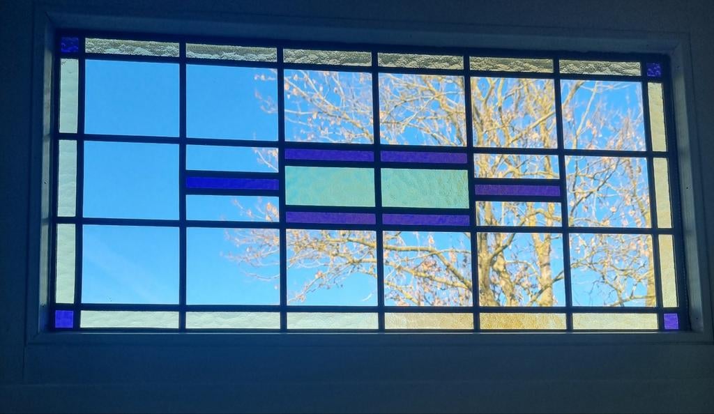 Glas in lood, Doe-het-zelf en Verbouw, Glas en Ramen, Glasplaat, Minder dan 80 cm, Glas in lood, Ophalen