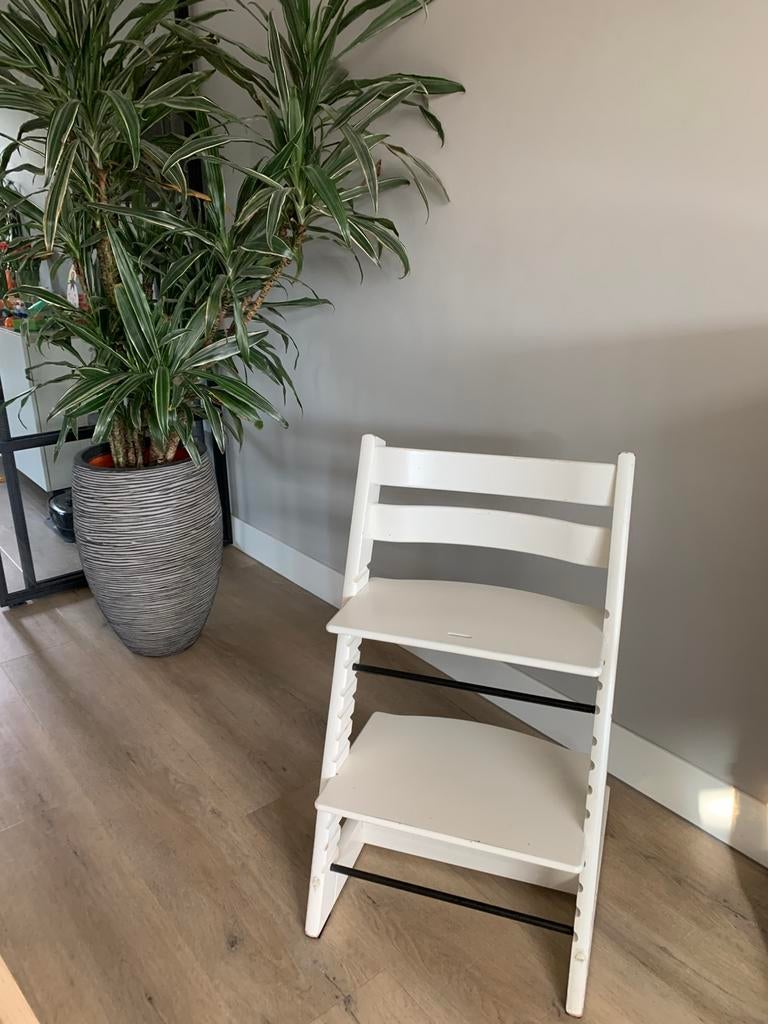 stokke tripp trapp incl babyset. en tafeltje, Ophalen, Zo goed als nieuw, Meegroeistoel