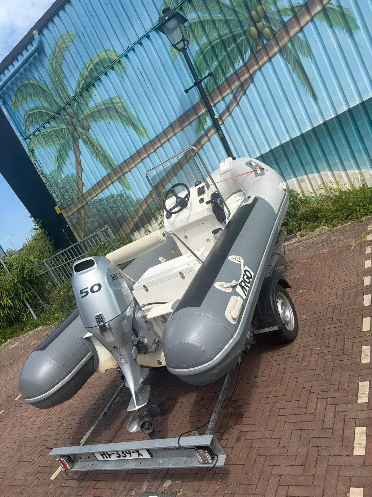RIB 450 Speedboot Honda 50pk [2021], Inclusief motor, Nieuw, 50 pk, Ophalen