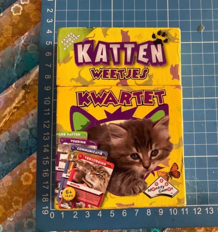 Kaartspel kattenweetjes, Hobby en Vrije tijd, Ophalen of Verzenden, Nieuw