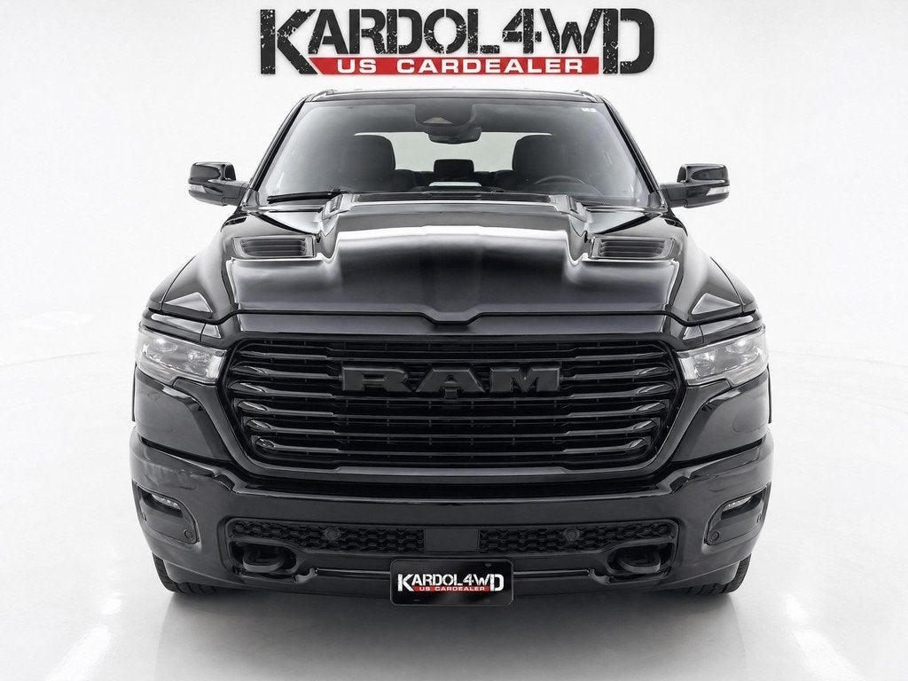 RAM 1500 LARAMIE Laramie Hurricane, BPM VRIJ | Incl. Tonneau, Gebruikt, 2993 cc, Zwart, Bedrijf