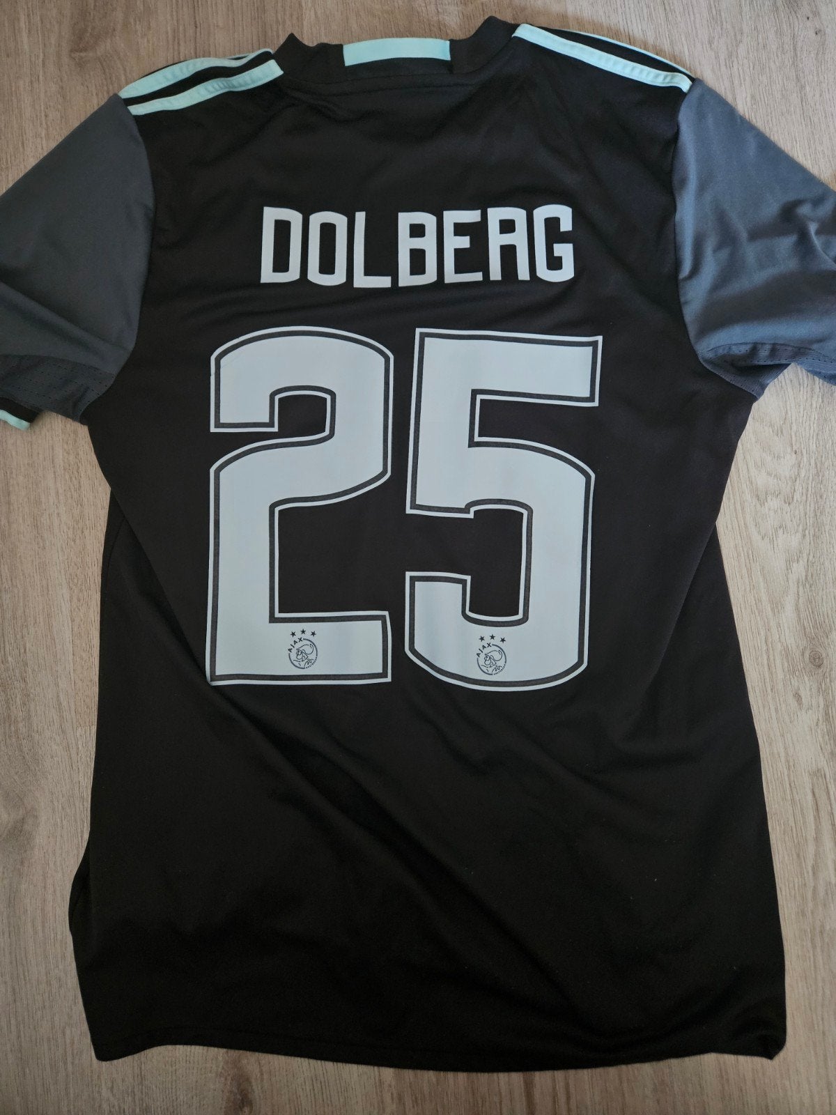 Origineel Ajax Dolberg 25 uitshirt 2016/2017, Maat M, Verzenden, Shirt