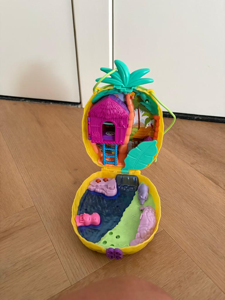 Polly Pocket Ananas Speelset - Zo goed als nieuw!, Kinderen en Baby's, Speelgoed | Overig, Zo goed als nieuw, Meisje, Ophalen of Verzenden