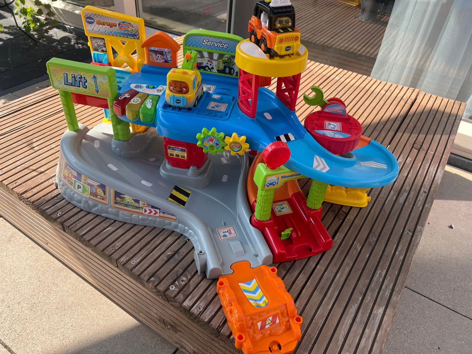 VTech Toet Toet Auto's Garage en Racebaan Speelset, Ophalen, Gebruikt