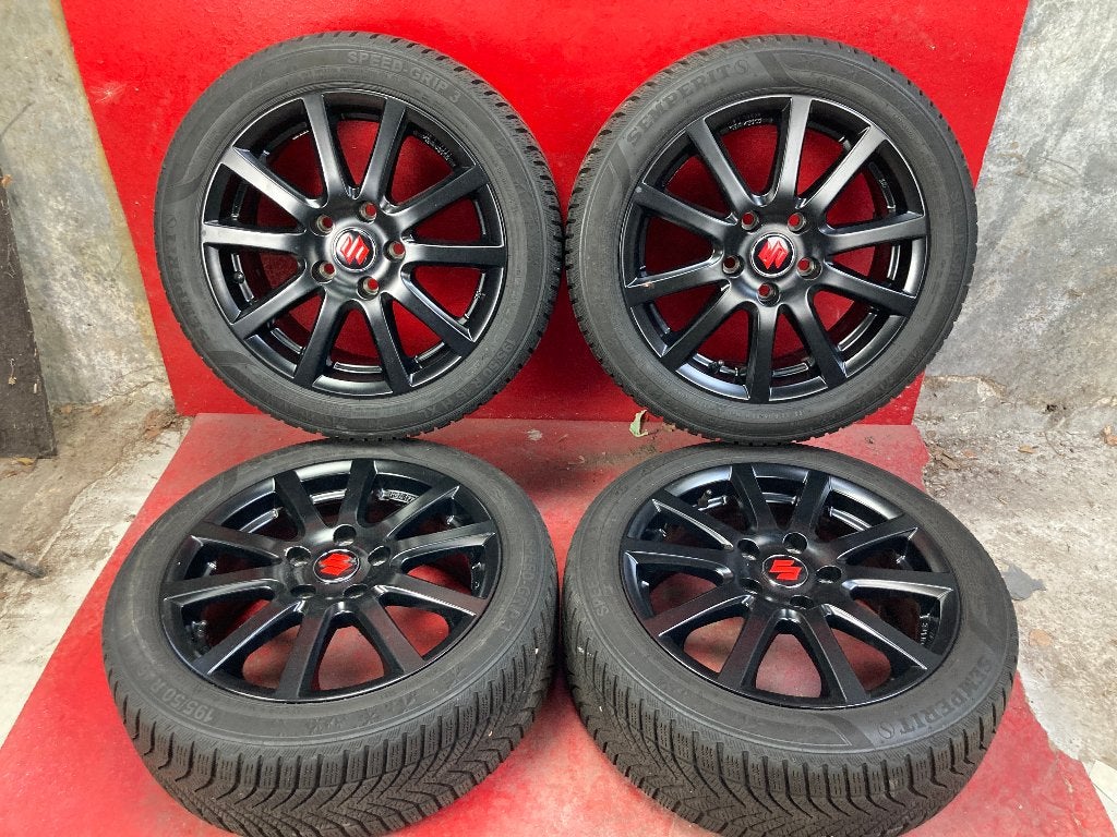 Winterbanden Suzuki Swift Sport 195/50R16 Semperit, Gebruikt, 15 inch, ., Banden en Velgen