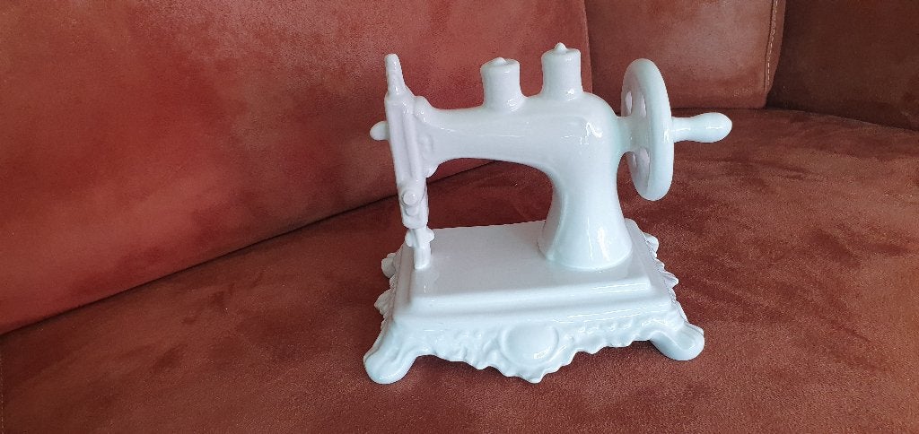 Vintage Porseleinen Naaimachine Decoratie Jaren '70, Ophalen of Verzenden