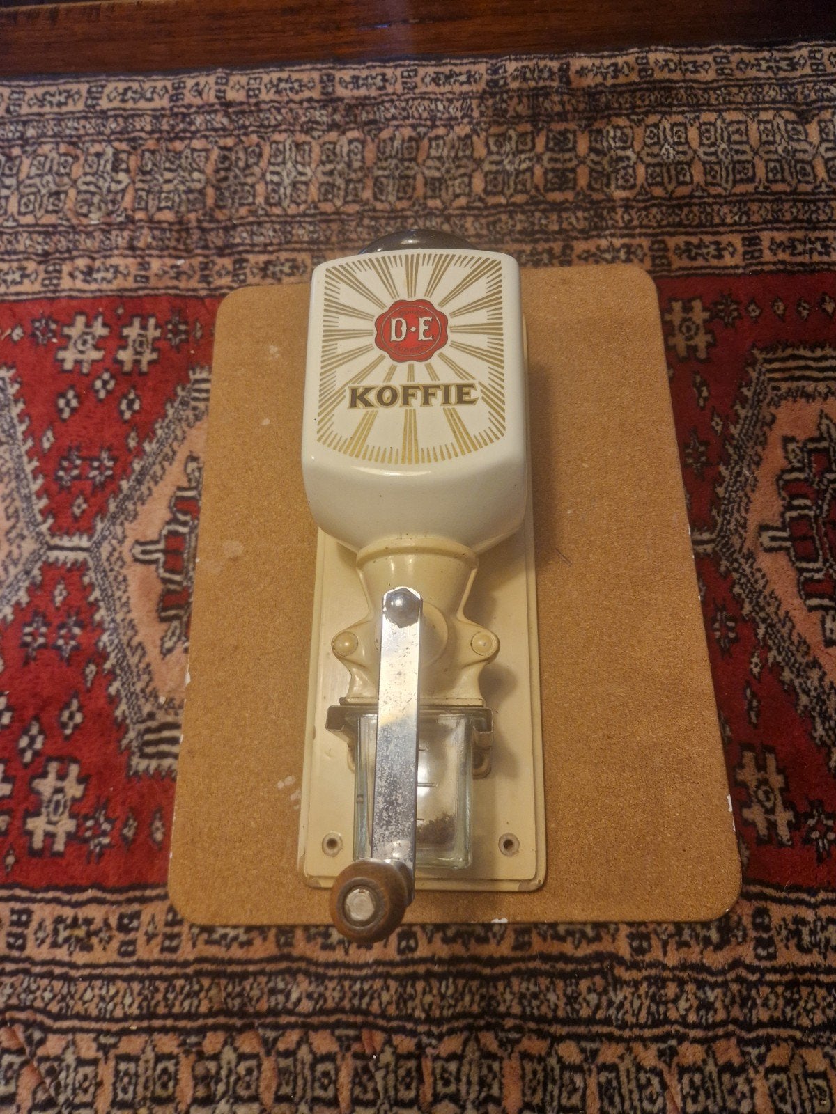 Vintage koffiemolen Douwe Egberts Nederland uit de jaren '60, Antiek en Kunst, Ophalen of Verzenden