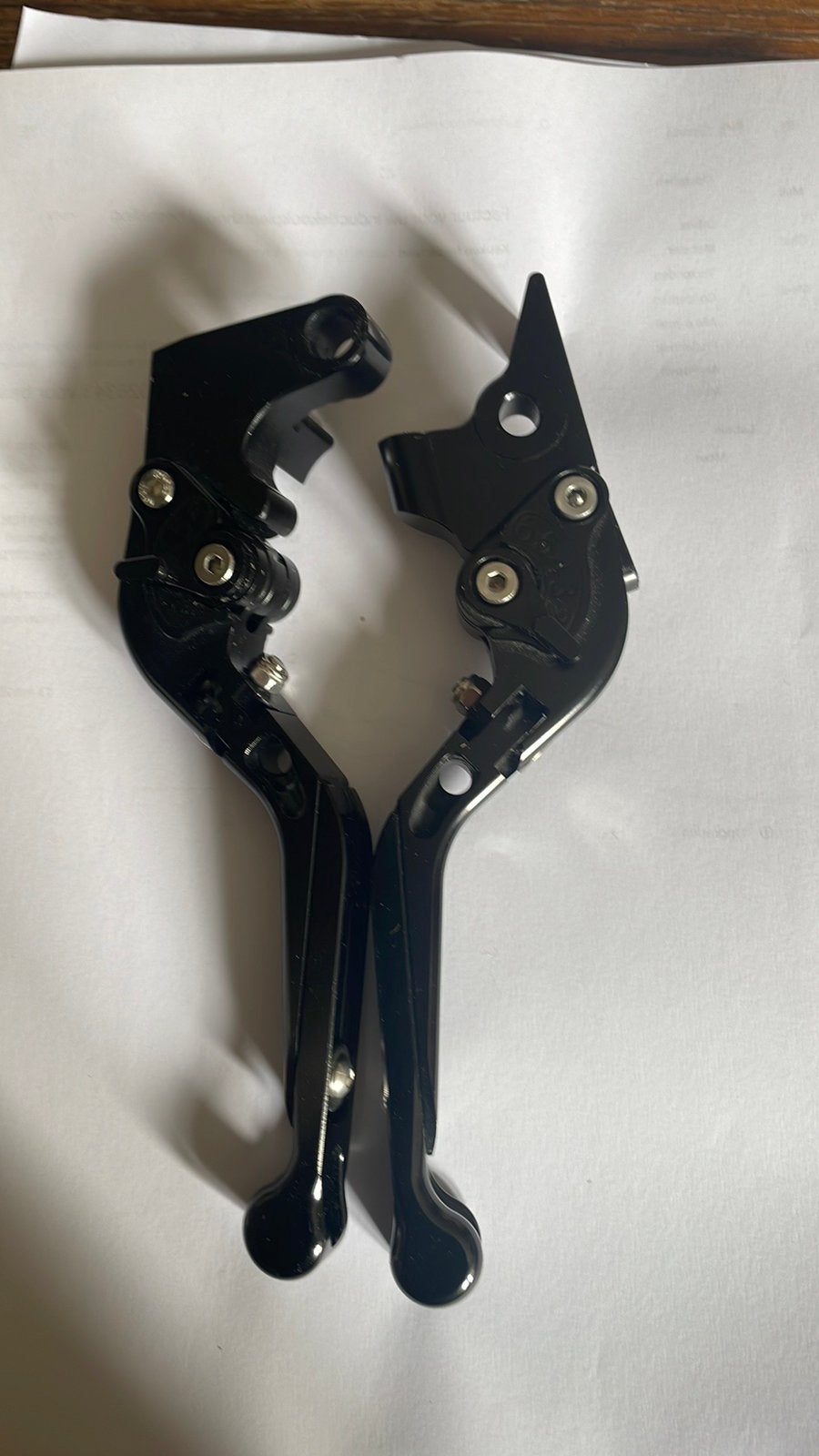 Korte rem en koppelings hendels voor yamaha MT 09, Ophalen of Verzenden, Gebruikt