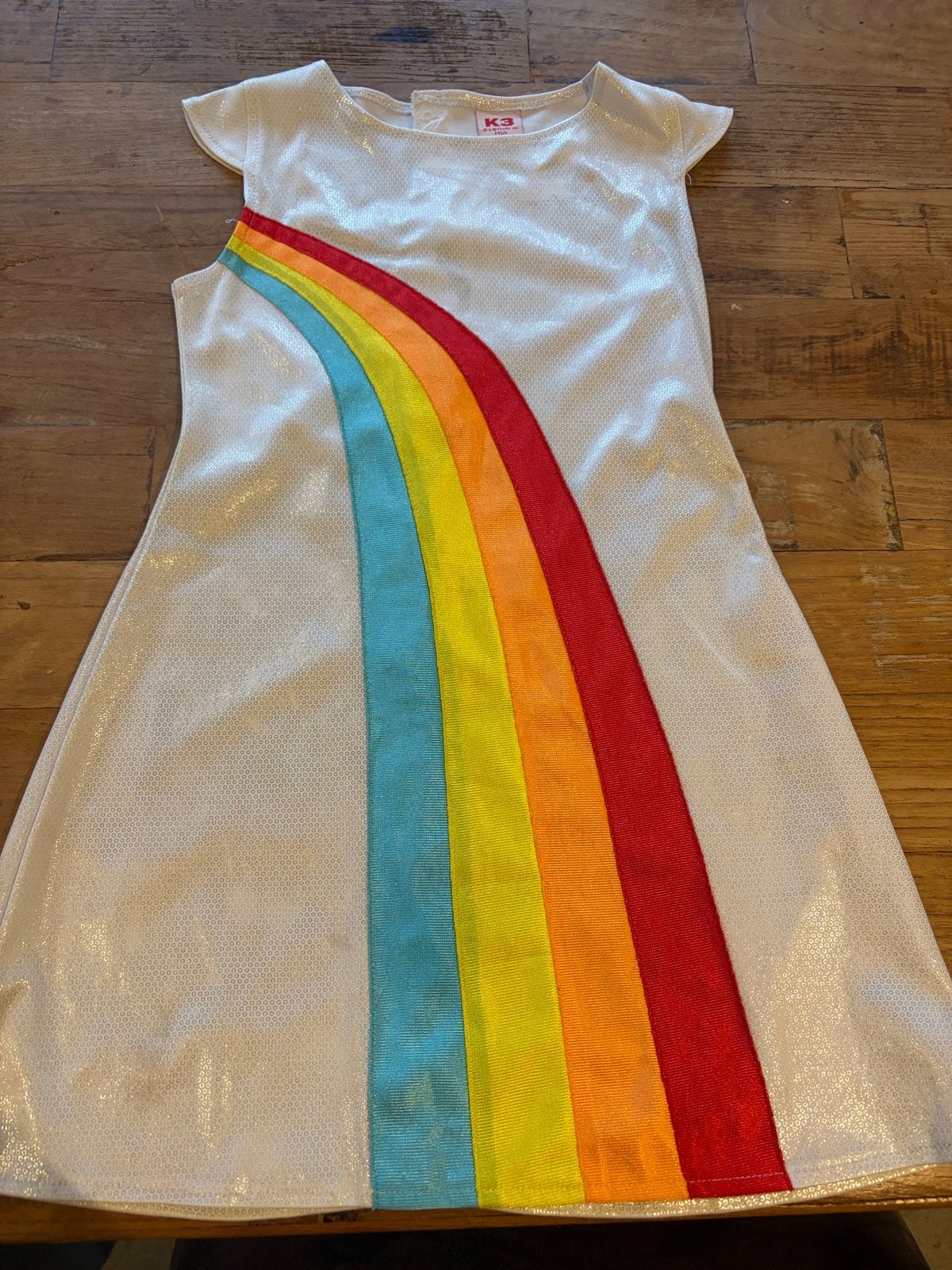 K3 Jurk met Regenboog - Maat 134, Ophalen