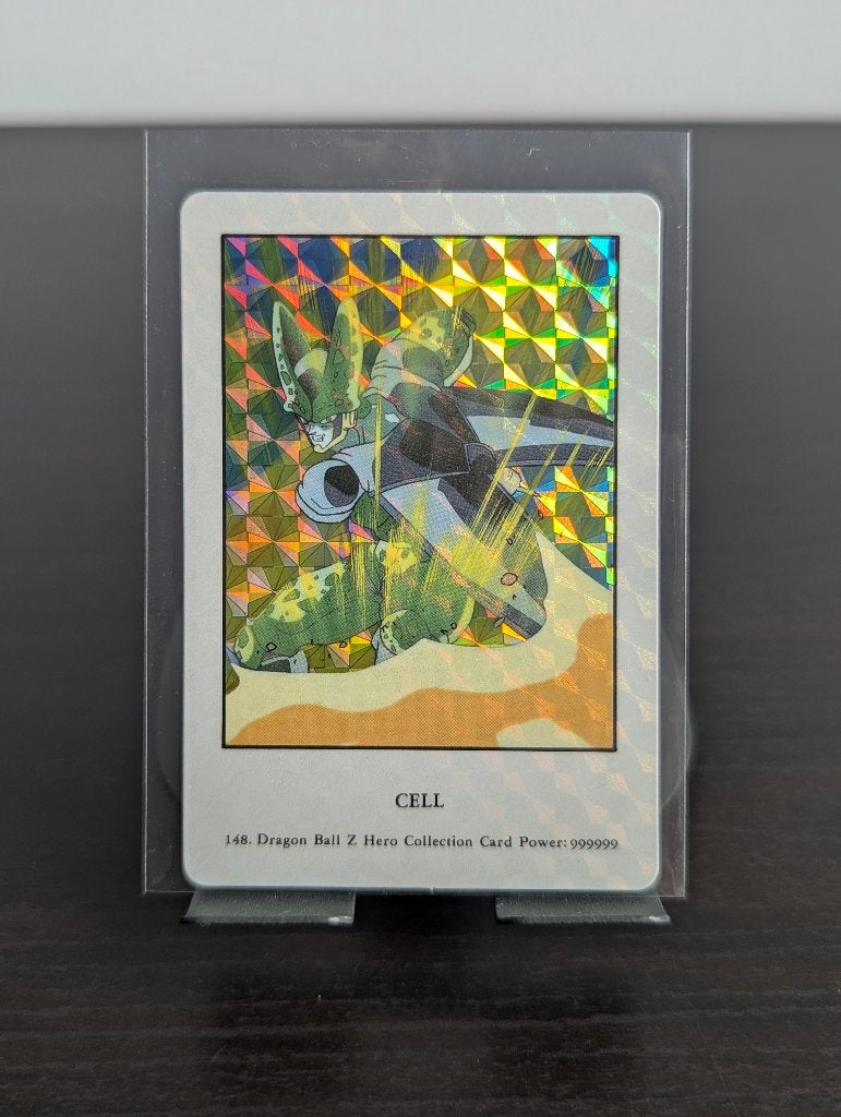 Dragon Ball Z - Cell 148 - Hero Collection - 2000, Ophalen of Verzenden, Zo goed als nieuw, Losse kaart, Foil