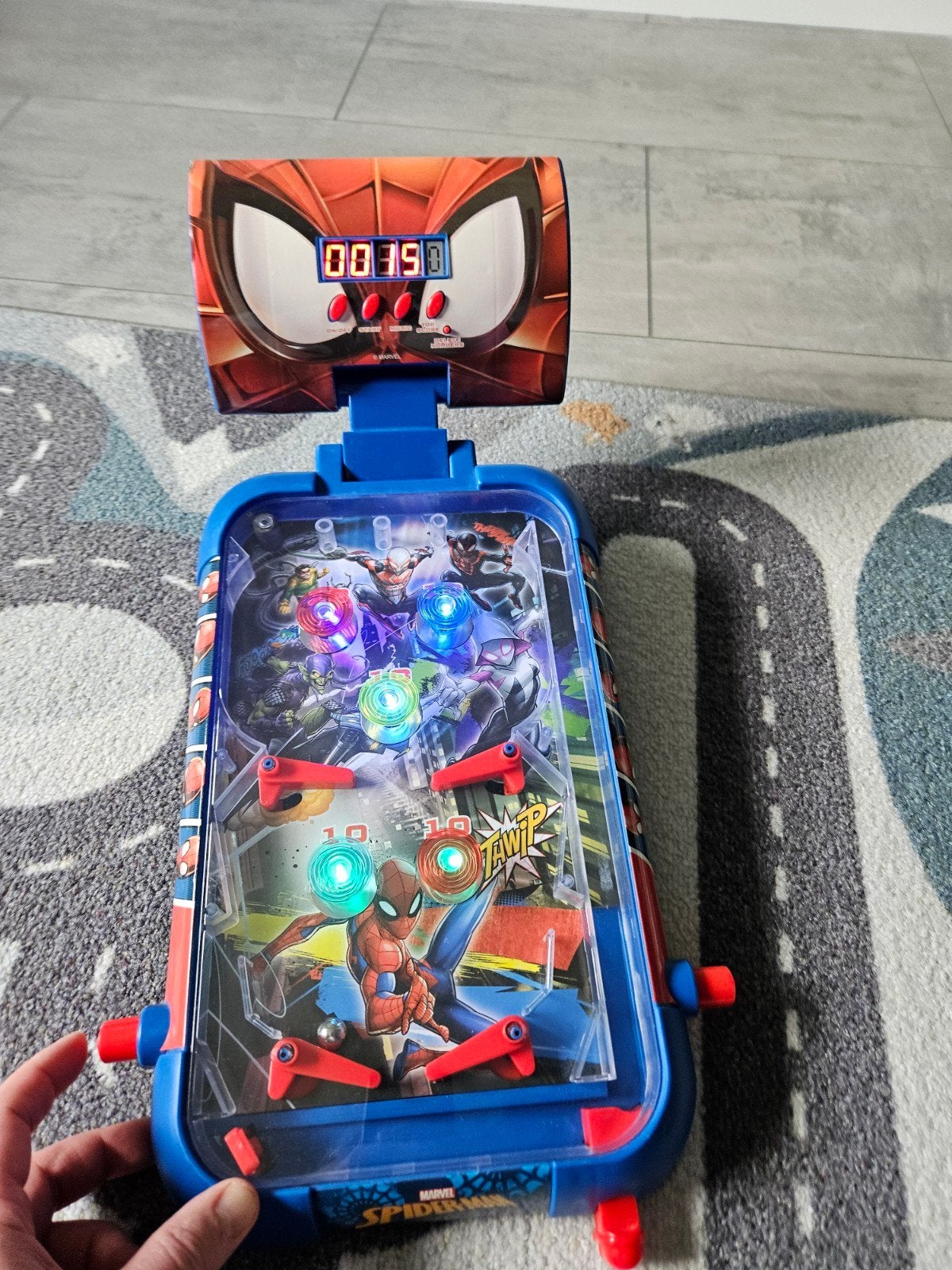 Spiderman Flipperkast - Leuk voor uren speelplezier!, Ophalen of Verzenden, Gebruikt, Jongen