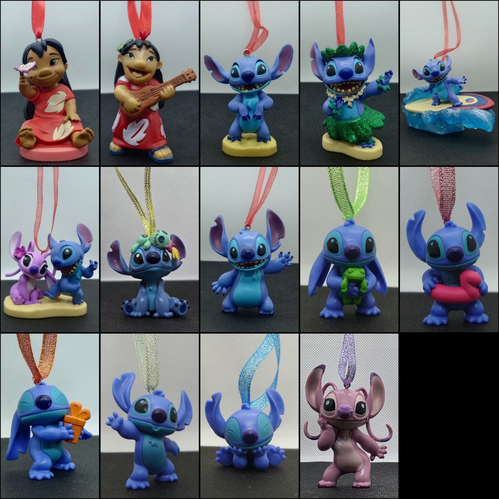 Disney Lilo en Stitch, Angel kerst ornament hanger kerstbal, Ophalen of Verzenden