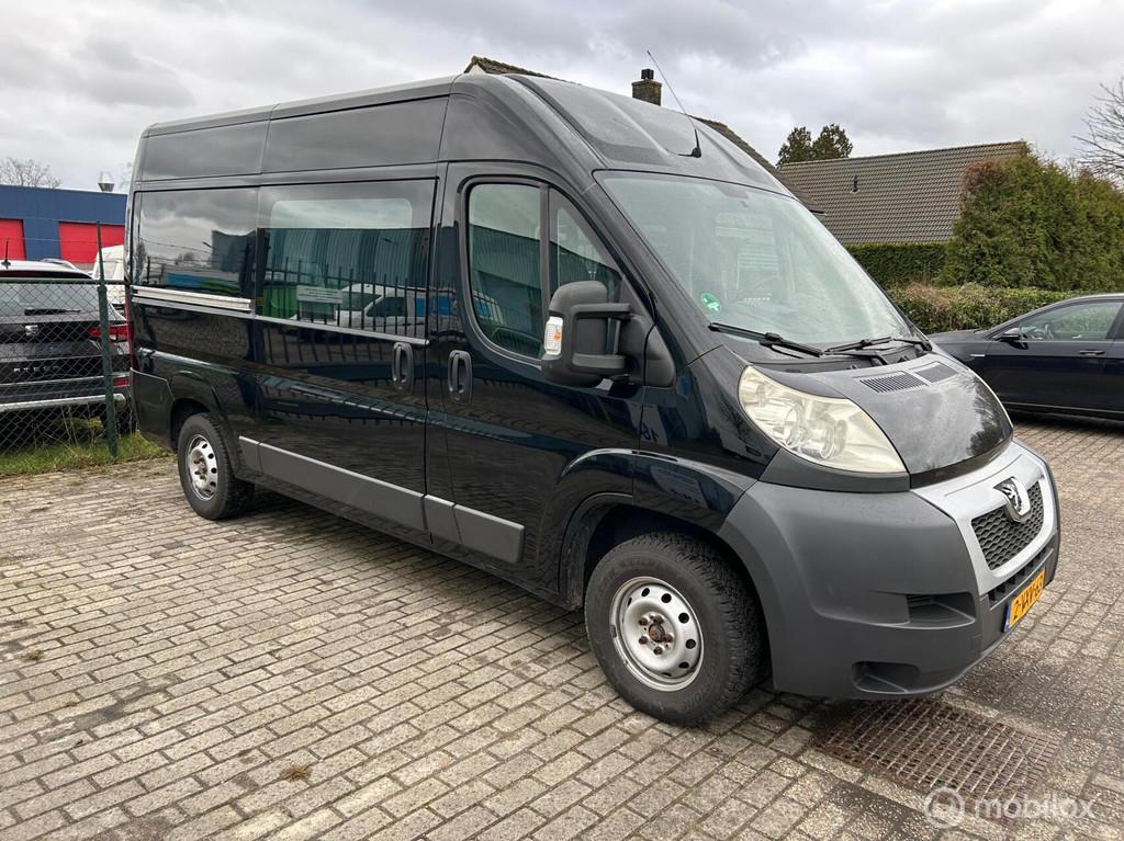 Peugeot Boxer Dubbel cab 2.2 HDI L2H2 DC Profi Maxi Trekhaak, Euro 5, Gebruikt, 4 cilinders, Parkeersensor
