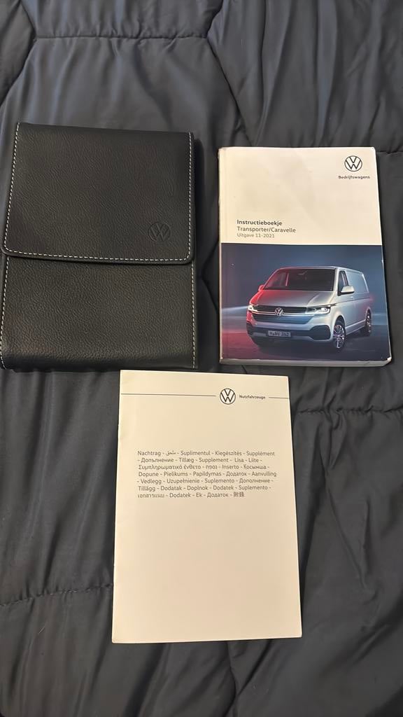 Vw Transporter/Caravelle instructieboekje met mapje, Auto diversen, Verzenden