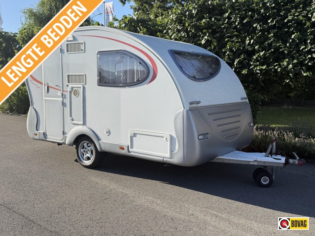Adria Action 361 LH losse luifel,enkele bedden compact model, Caravans en Kamperen, Dwarsbed, Standaardzit, Tot en met 2, 750 - 1000 kg