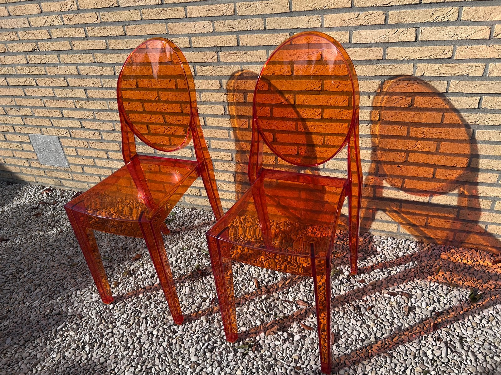 Kartell Victoria ghost stoel - 2 stuks, Huis en Inrichting, Stoelen, Ophalen, Kunststof, Twee, Overige kleuren