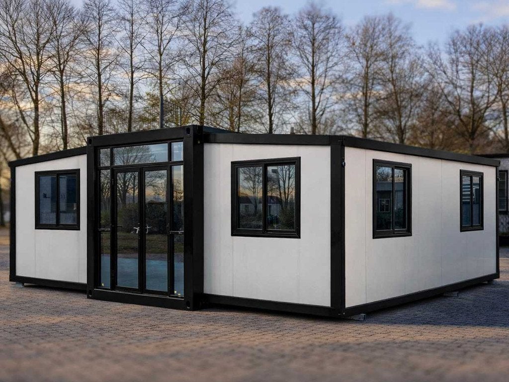 2026 Rhino Houses 36,5 m2 Wit 2 slaapkamers, badkamer en keu