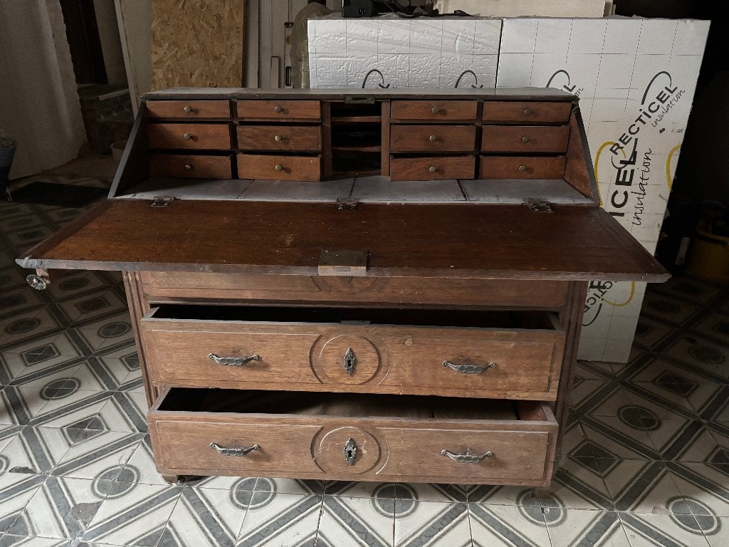 antieke secretaire, Antiek en Kunst, Antiek | Meubels | Kasten, Ophalen