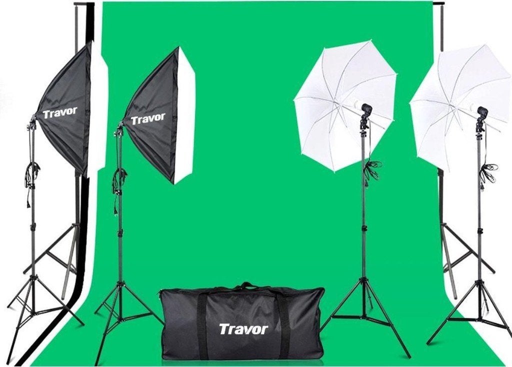 Travor fotostudio lampenset NIEUW, Complete fotostudio, Nieuw, Ophalen of Verzenden