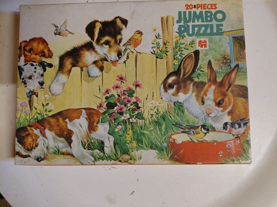 retro kinderpuzzels, Ophalen of Verzenden