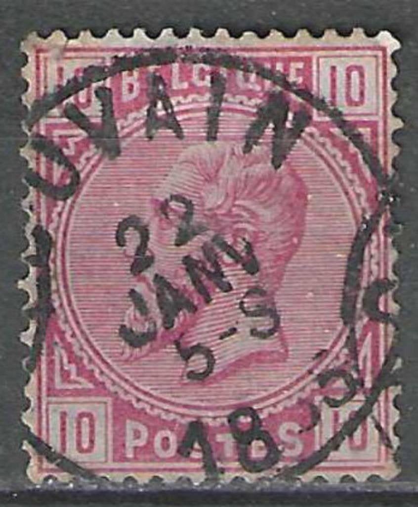 Belgie 1883 - Yvert/OBP 38 - Leopold II (ST), Postzegels en Munten, Verzenden, Gestempeld