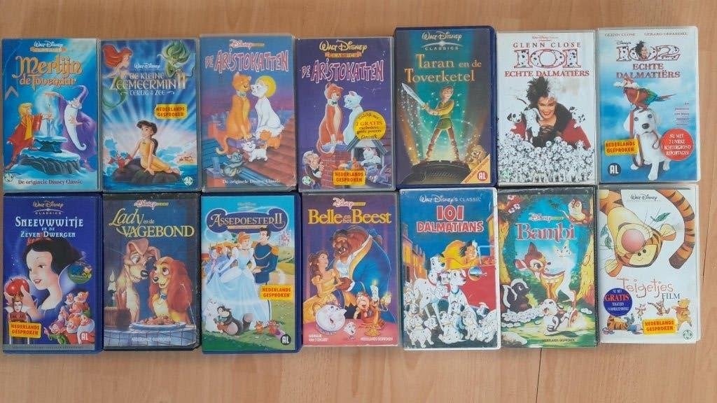 Disney videobanden, Cd's en Dvd's, VHS | Kinderen en Jeugd, Ophalen, Nederlands ondertiteld, Gebruikt, Tekenfilm