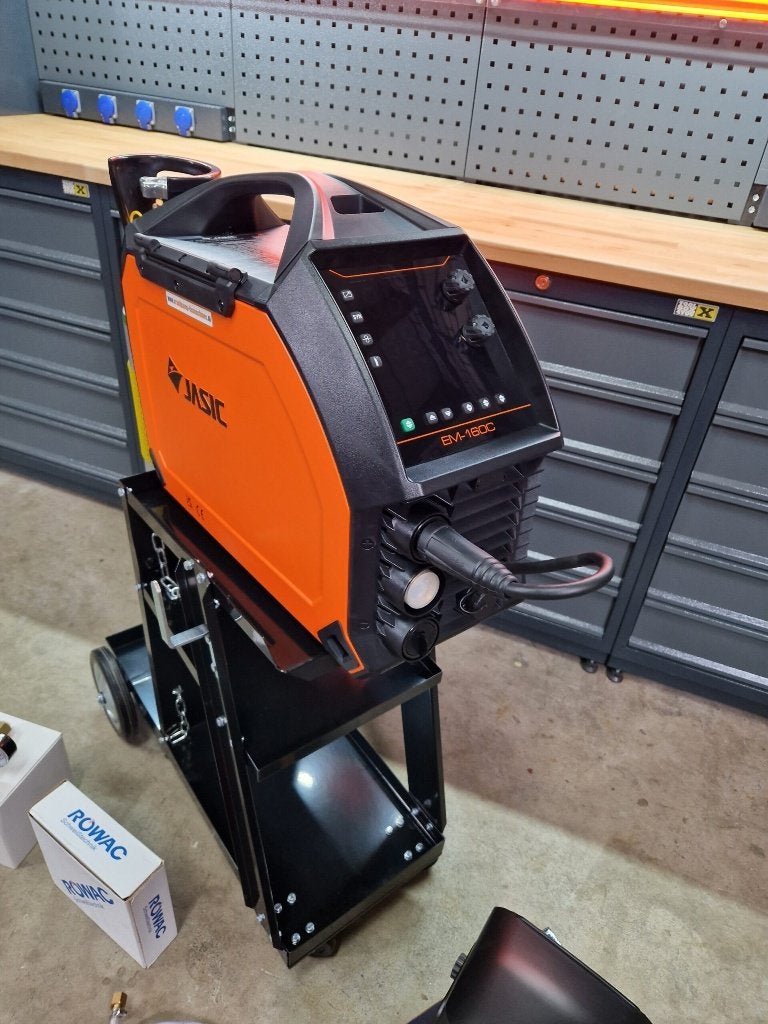 Compleet pakket! MIG Lasinverter Jasic Evo 230v Mig 160 PFC, Ophalen of Verzenden, Nieuw, 150 tot 250 ampère, Co2