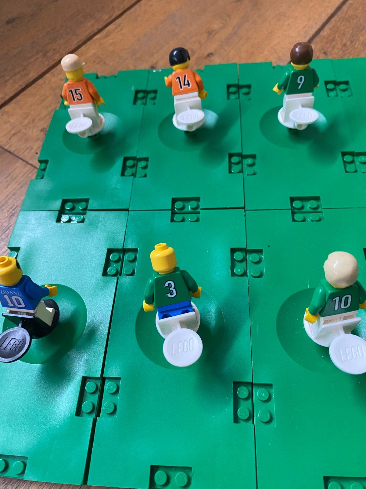 Lego Voetbalspel met Minifiguren en Grondplaten, Ophalen, Gebruikt, Overige thema's, Lego