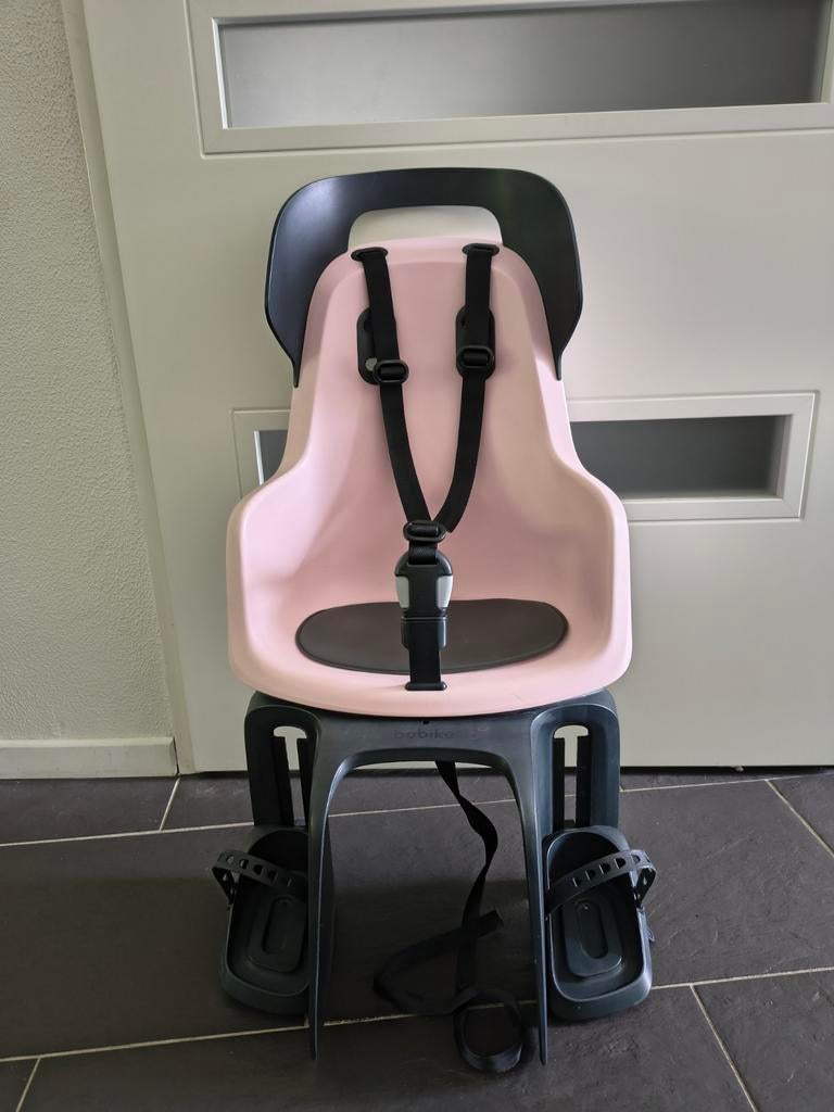 Bobike go maxi fietsstoeltje, achterzitje, roze, nette st., Fietsen en Brommers, Fietsaccessoires | Fietsstoeltjes, Ophalen, Achterzitje