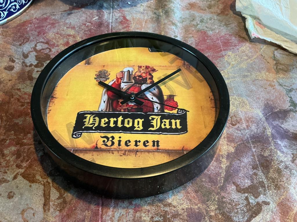 Hertog Jan klok, Ophalen of Verzenden, Zo goed als nieuw, Flesje(s), Hertog Jan