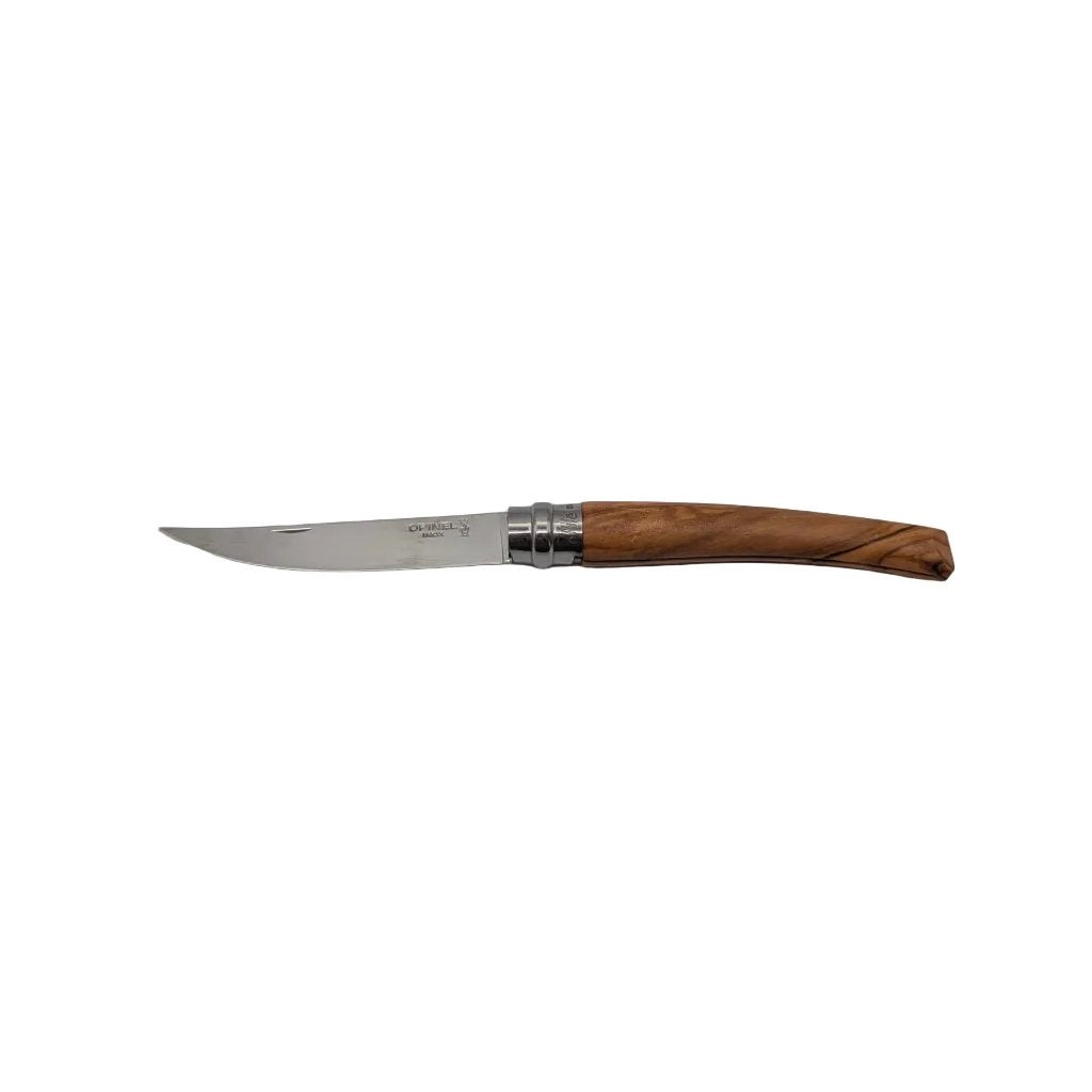 Opinel Effilé No. 10 Olijfhout – Grade B, Ophalen of Verzenden, Zo goed als nieuw