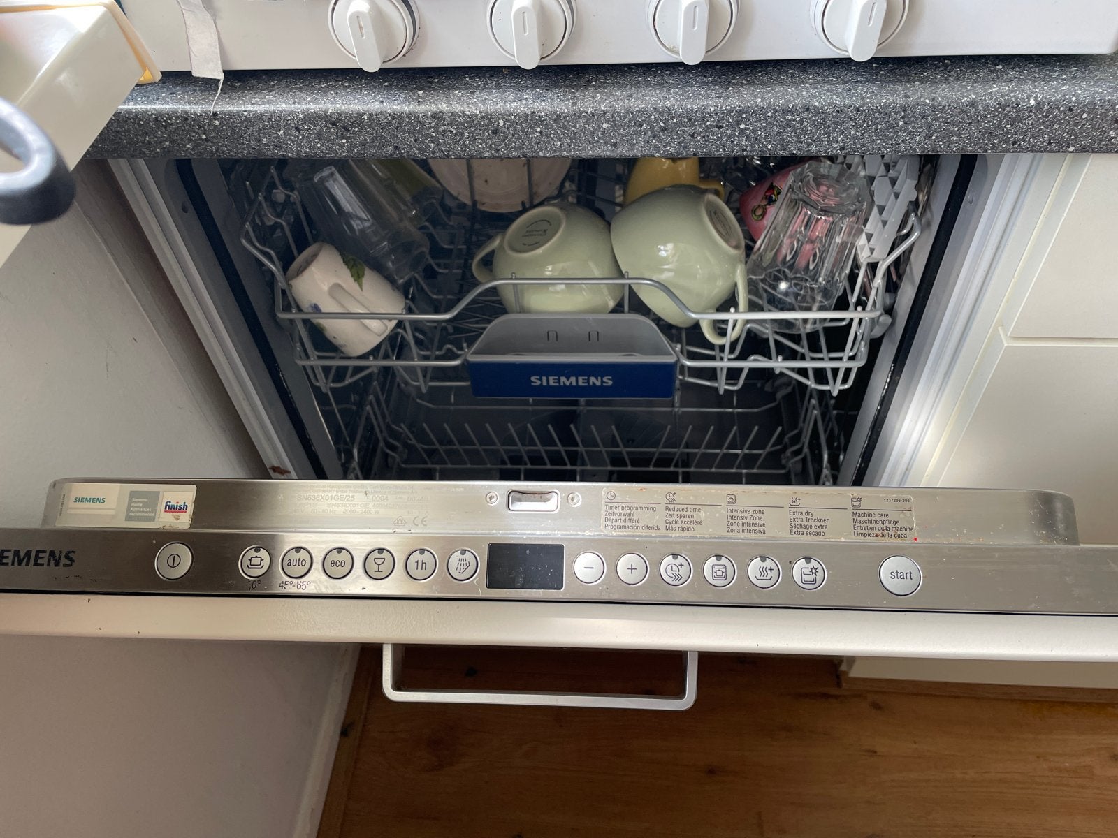 Siemens SN636X01GE/A3 Inbouw Vaatwasser, Witgoed en Apparatuur, Vaatwasmachines, Ophalen, Gebruikt, 60 cm of meer, Eco programma