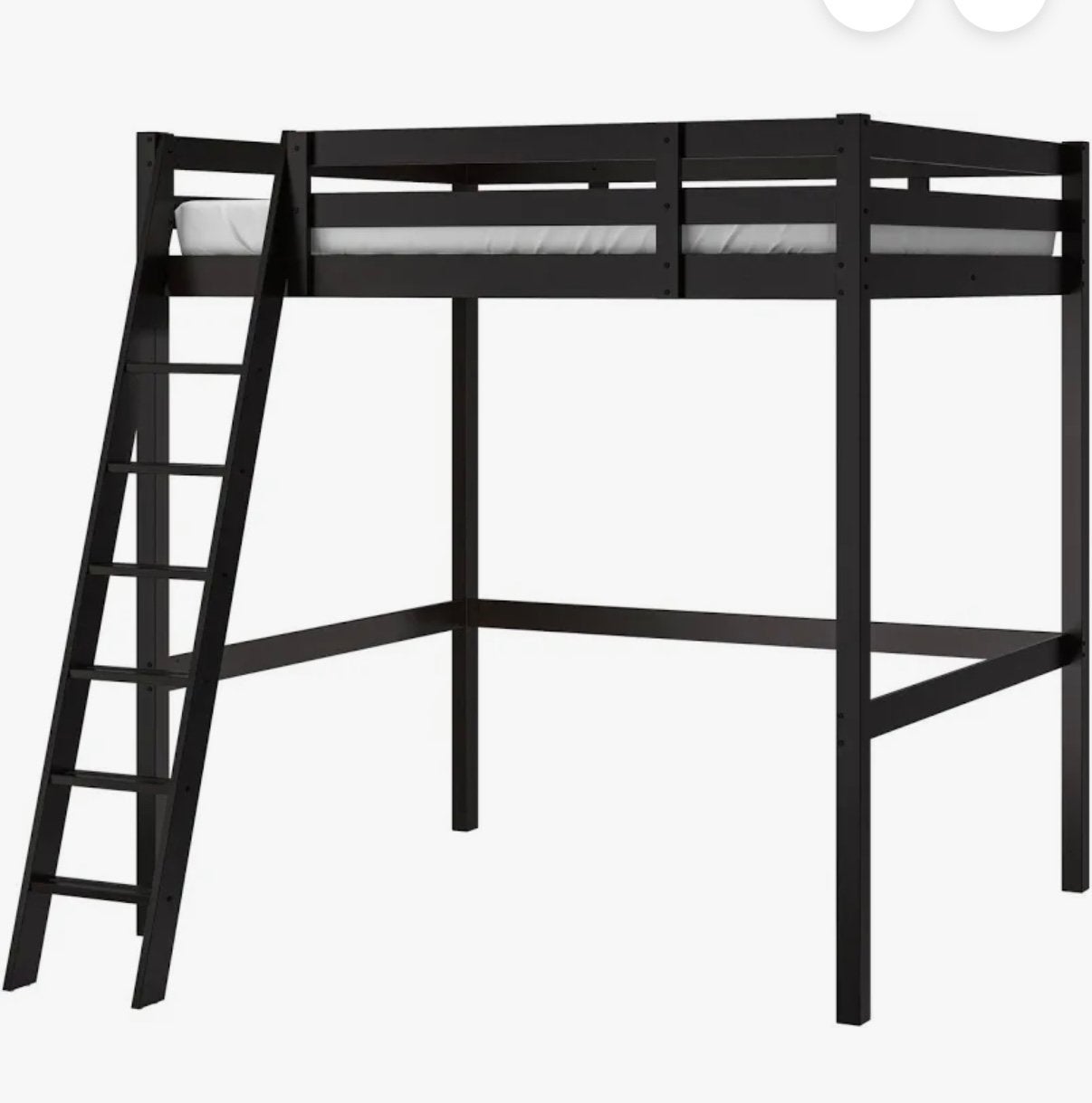 Ikea hoogslaper STORA, Huis en Inrichting, Slaapkamer | Stapelbedden en Hoogslapers, Ophalen, Hoogslaper, 160 tot 180 cm, Tweepersoons