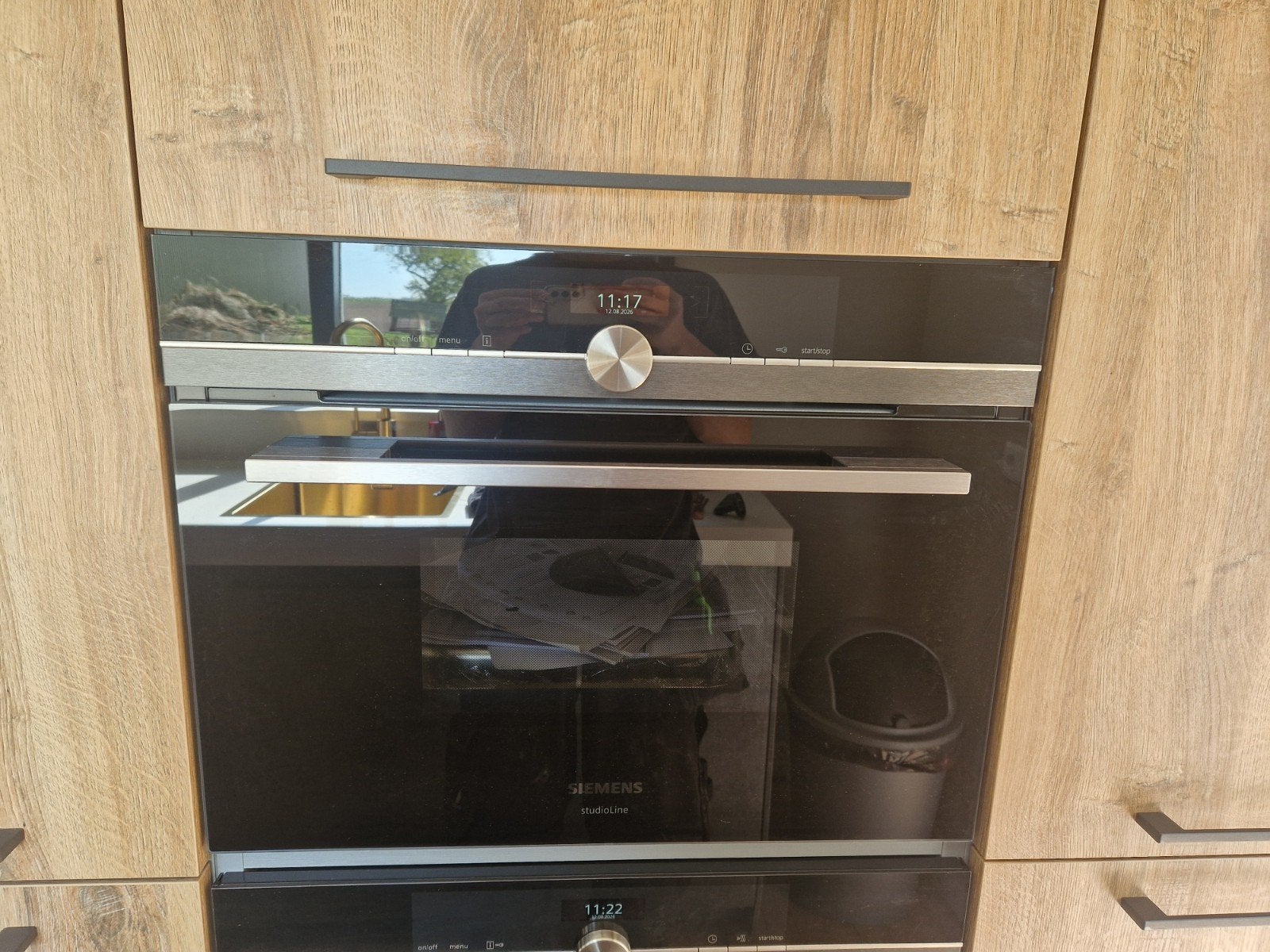 Siemens StudioLine Stoomoven - Nieuwstaat Showroommodel, Witgoed en Apparatuur, Ovens, Ophalen, 45 tot 50 cm, Siemens, Inbouw