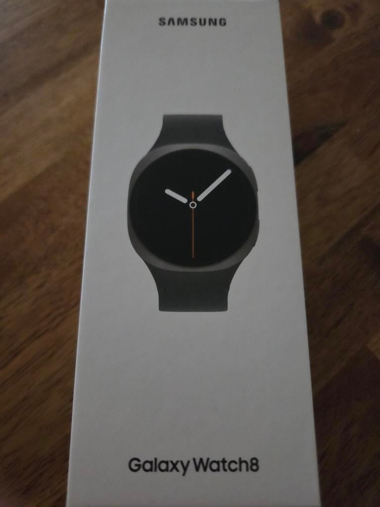 Samsung Galaxy Watch 8 NIEUW - Ongebruikt in doos, Zwart, Nieuw, Ophalen of Verzenden, GPS