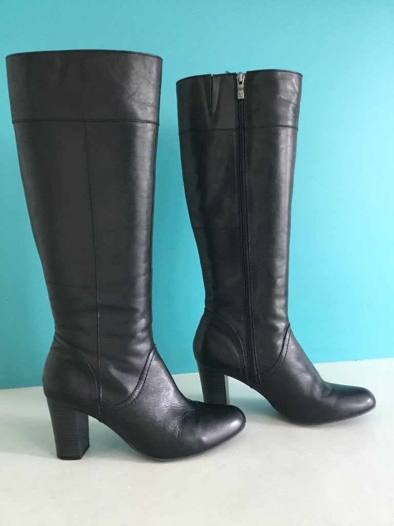 Caprice zwart echt leren hoge laarzen 38 hak NIEUW, Kleding | Dames, Hoge laarzen, Zwart, Nieuw, Ophalen of Verzenden